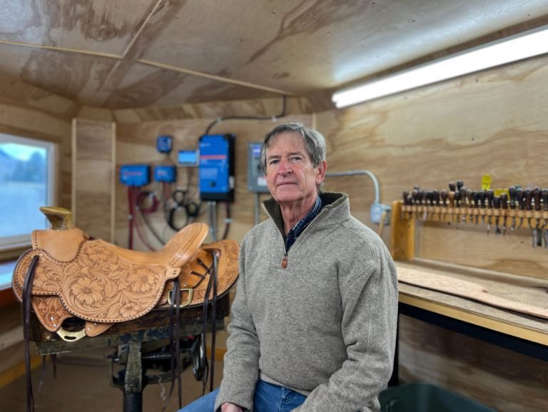 Mobile workshop untethers saddle maker